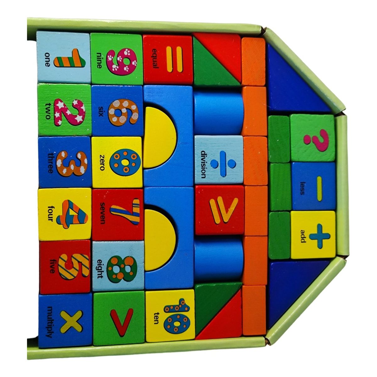 GENERICO - Maleta Juego Bloques Rompecabezas Armar Didactico Educativo