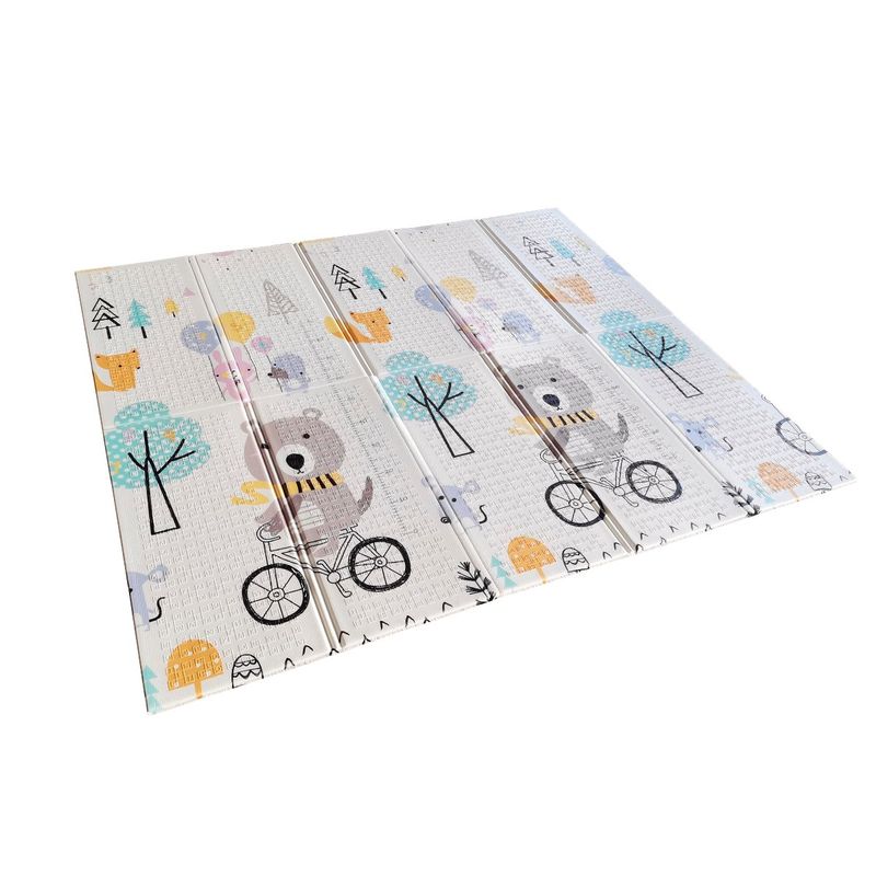 CARESTINO - Alfombra Plegable 177x195 Oso