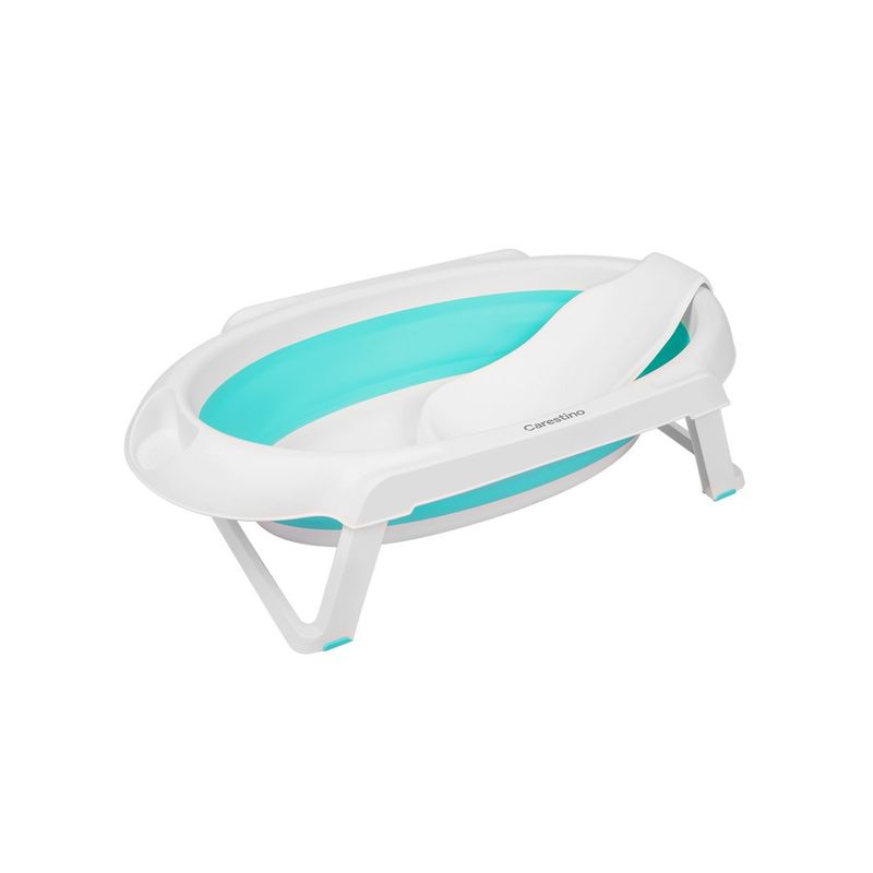 CARESTINO - Bañera Plegable con Soporte Ipanema Carestino Aguamarina