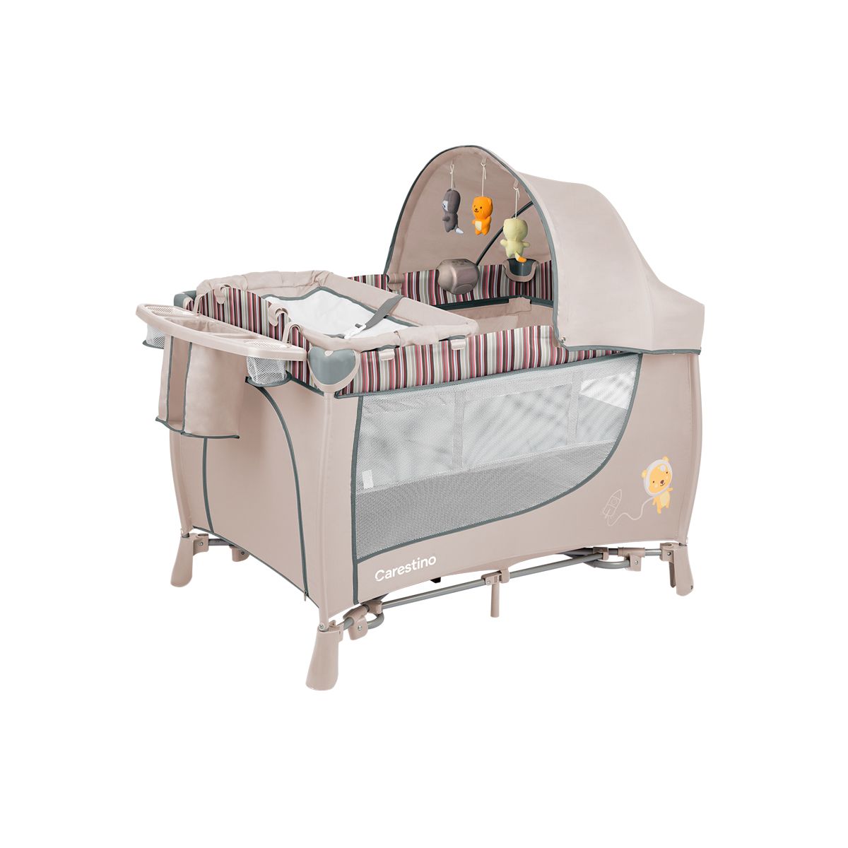 CARESTINO - Cuna Corral Marsella Rayada