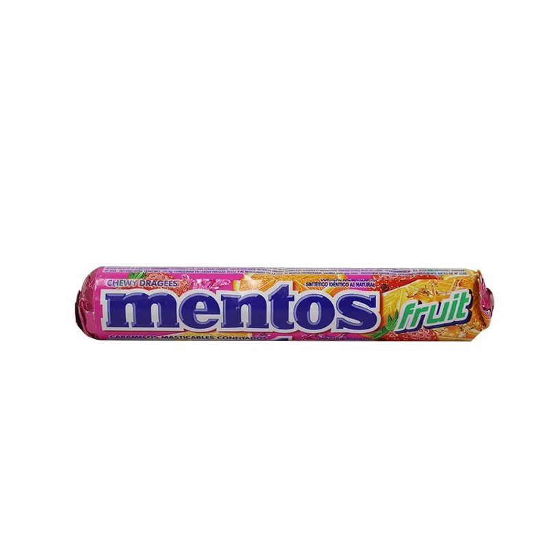 MENTOS - Menta Mentos Frutas Masticable X 29,5G