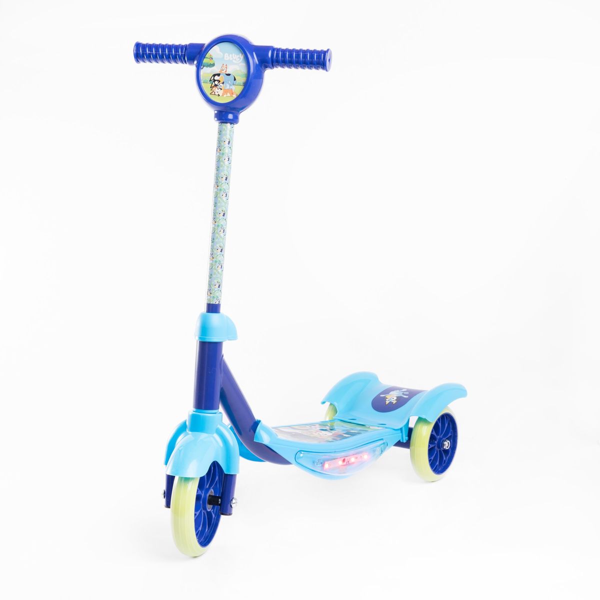 BLUEY - Patineta Scooter Kids Light 3 Ruedas Bluey Azul