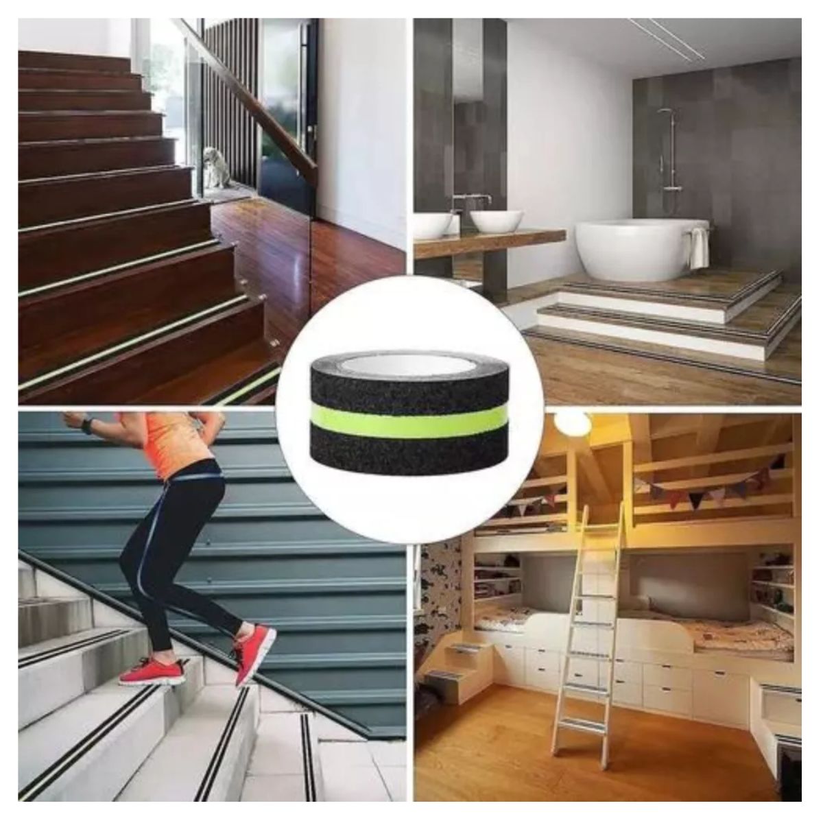 AFM - Rollo Cinta Reflectiva Adhesiva Antideslizante X5 Metros