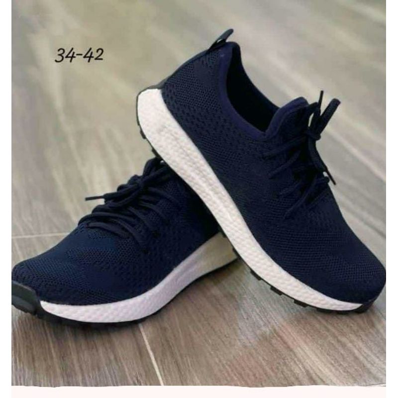 GENERICO - TENIS COLOR AZUL SUELA BLANCA UNISEX_.