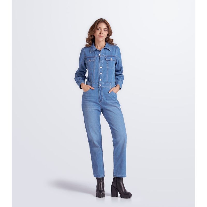 DEREK - Enterizo Para Mujer En Índigo Derek
