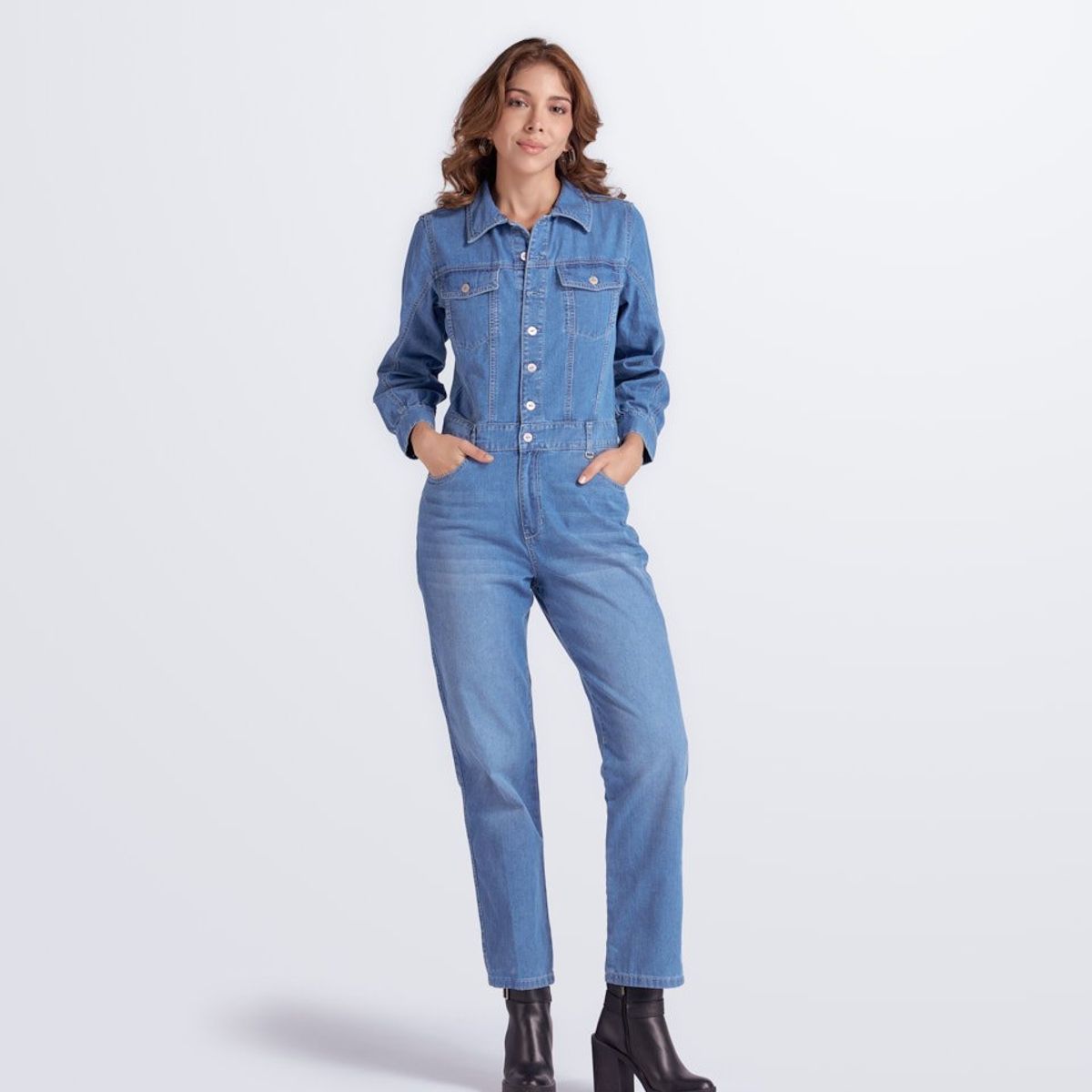 DEREK - Enterizo Para Mujer En Índigo Derek