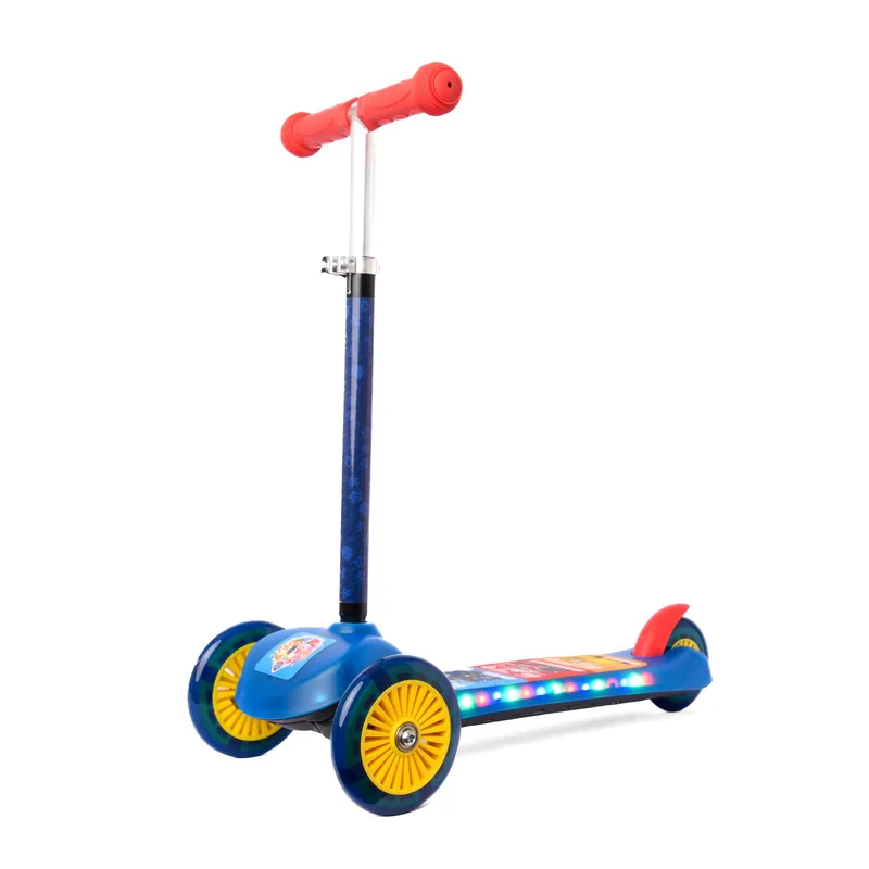 PAW PATROL - Patineta Scooter Flashing Paw Patrol Azul 3 Ruedas