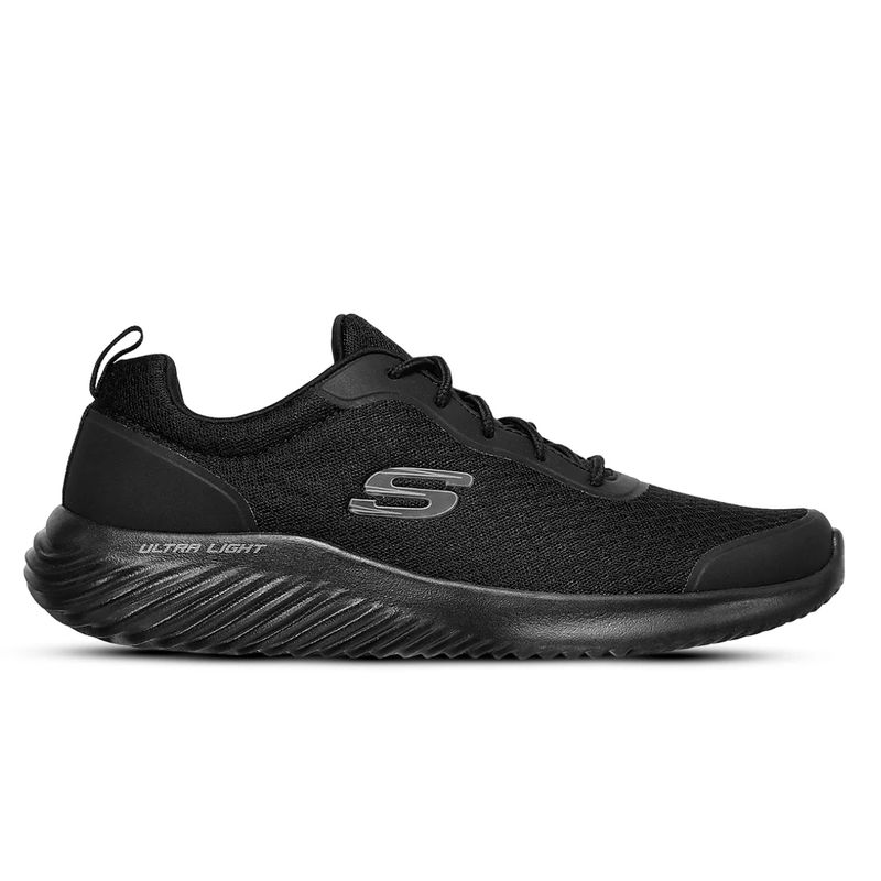 SKECHERS - Tenis Skechers Hombre Negro  Bounder Voltis