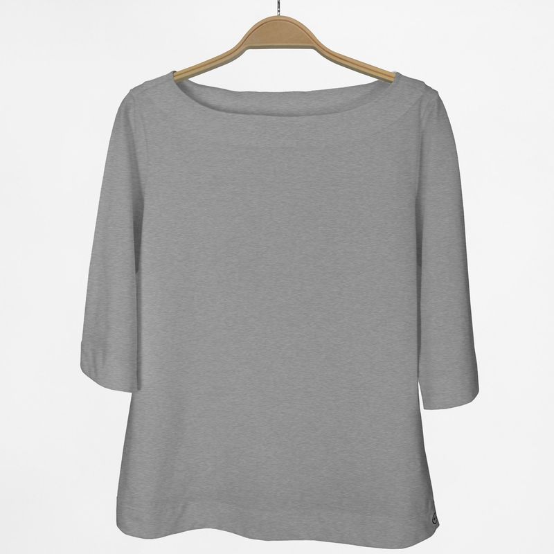 SIABATTO - Camiseta Básica  Escote Bandeja