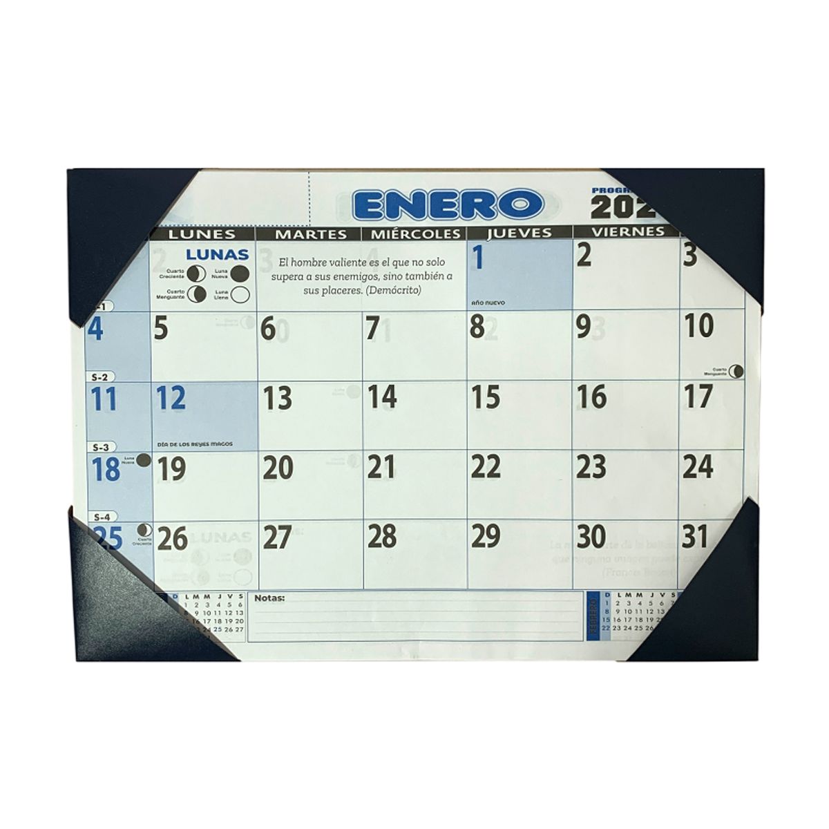 GENERICO - Calendario Programador Planeador 2026 Punteras 34x24cm