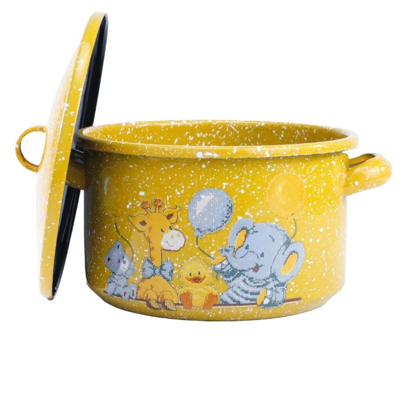MACUIRA - Olla Peltre Fiesta Baby Amarilla 2.5 litros Macuira