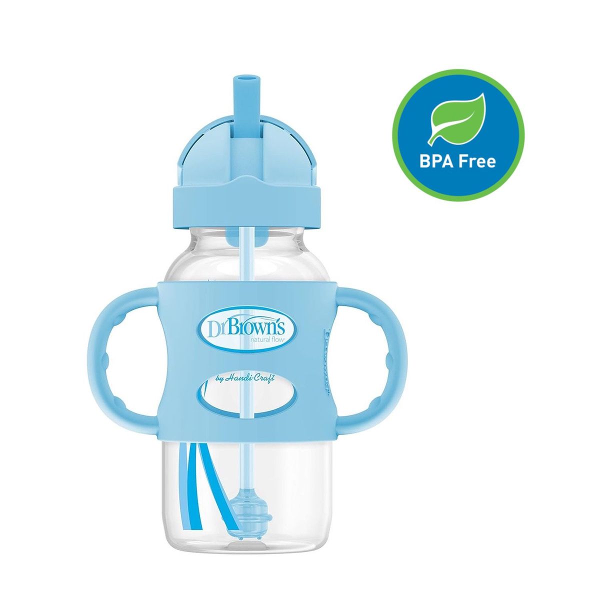 DR BROWNS - Tetero Pitillo Dr. Browns 9 Onz Boca Ancha Con Azas
