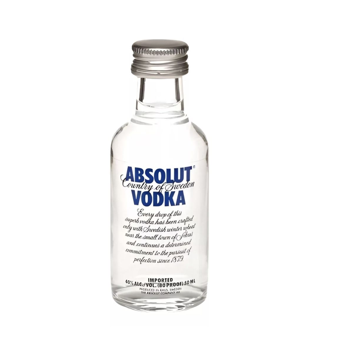 ABSOLUT - Botellita Miniatura De Absolut Vodka 50ml