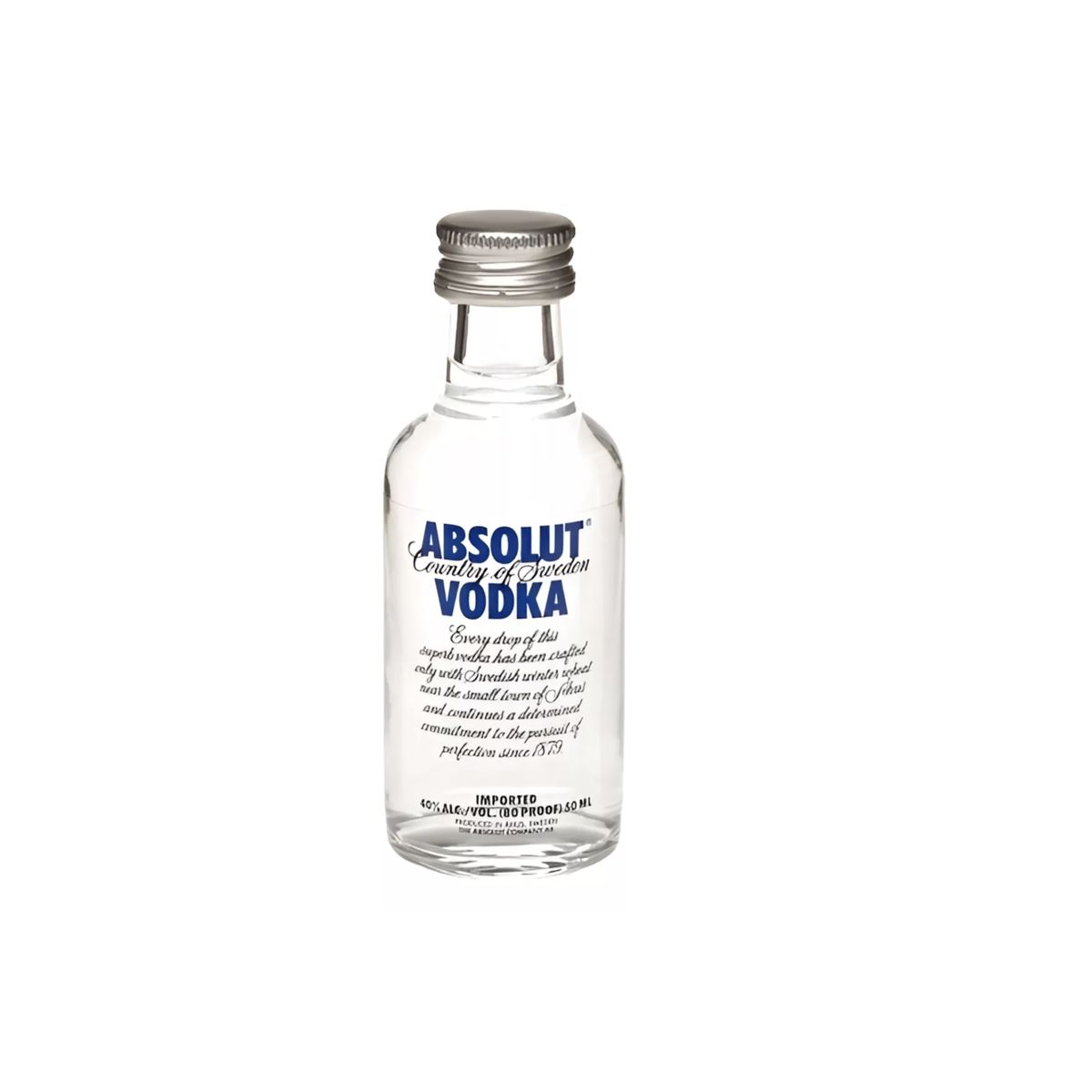 ABSOLUT - Botellita Miniatura De Absolut Vodka 50ml