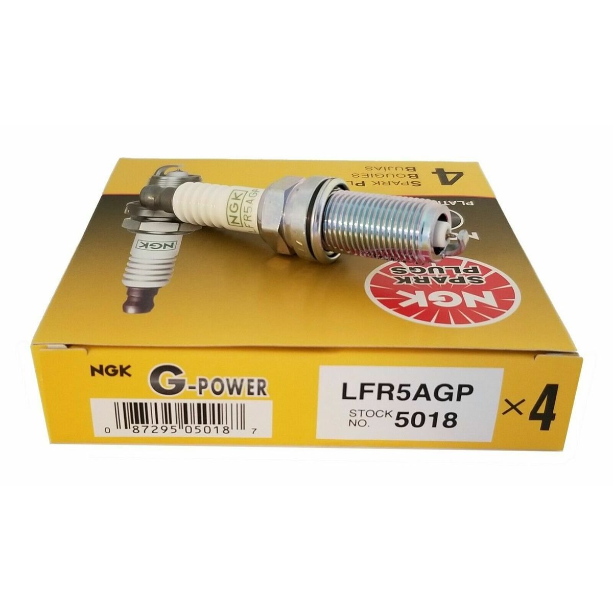 NGK - Bujía Ngk Lfr5agp Set X 4 - Nissan X-trail - I35 - iX35