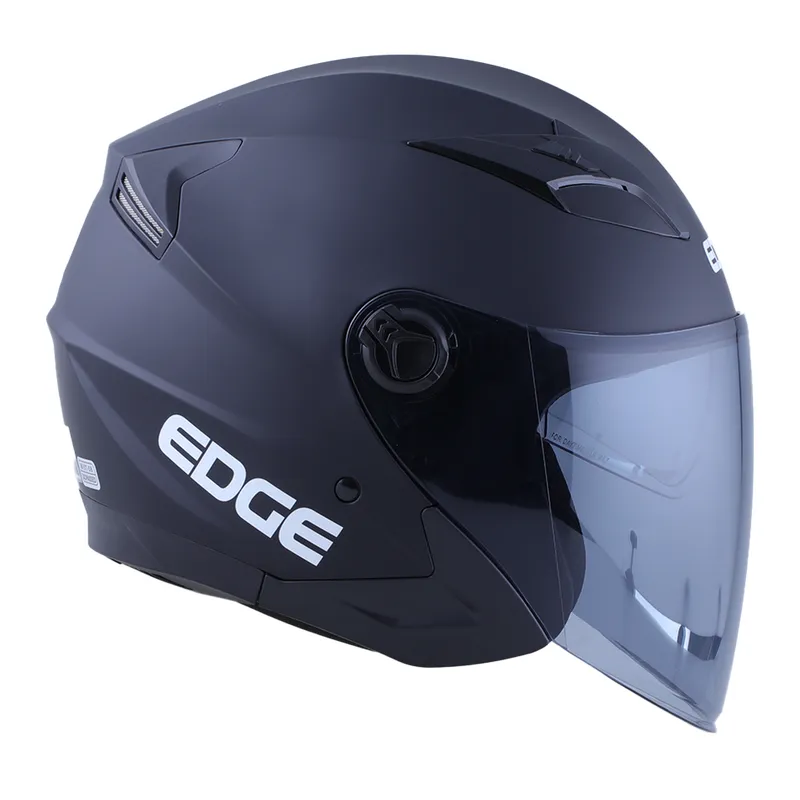 Casco Edge Semi Integral Jaguar Certificado DOT Negro S EDGE
