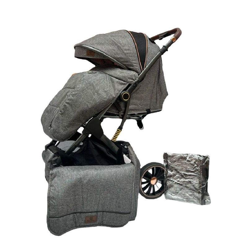 MAXIBABY - Coche Tipo Maleta Reversible Bebe+Pañalera+ Forro Lluvia