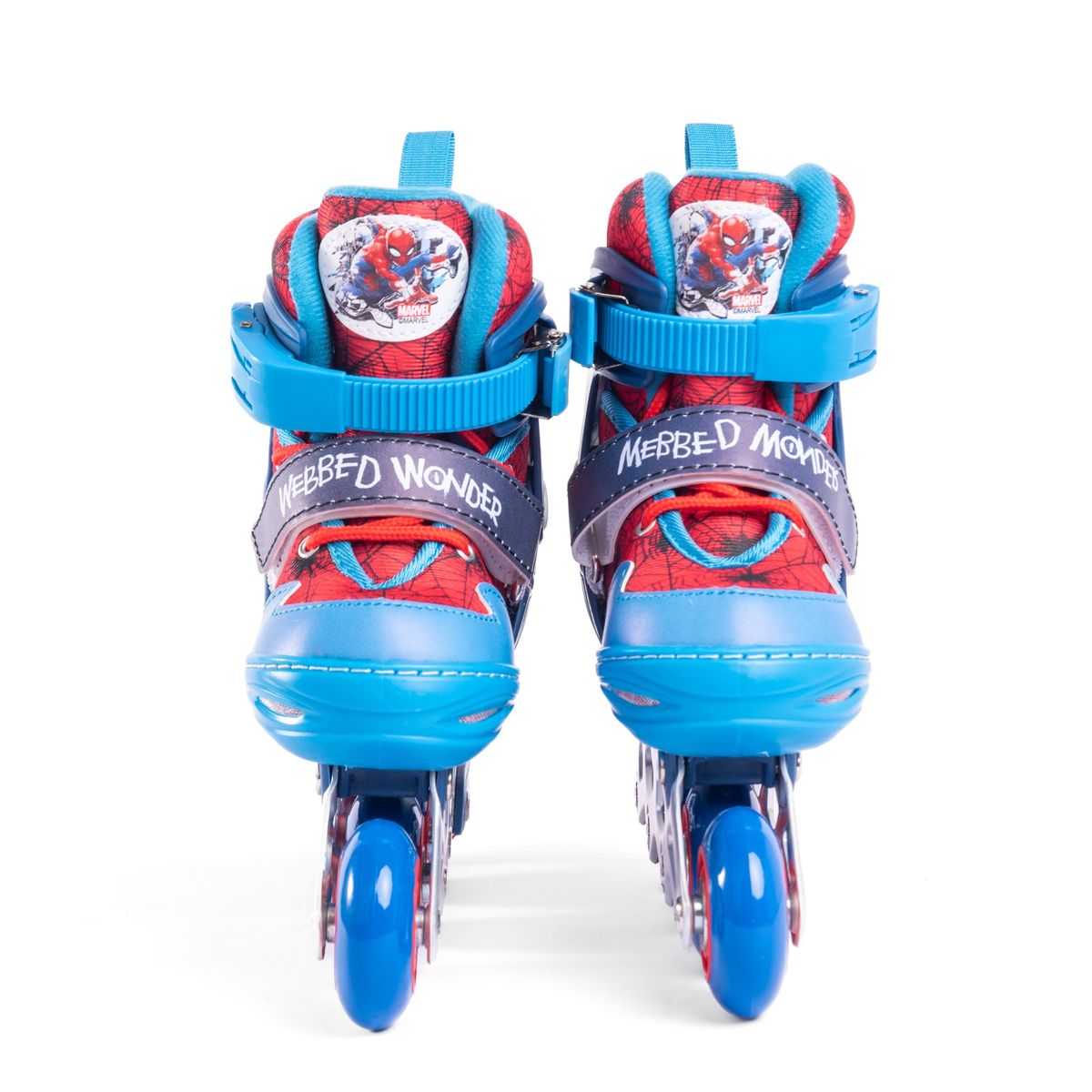 MARVEL - Patines En Linea Chasis De Aluminio Spiderman 4 Ruedas 31-34_.