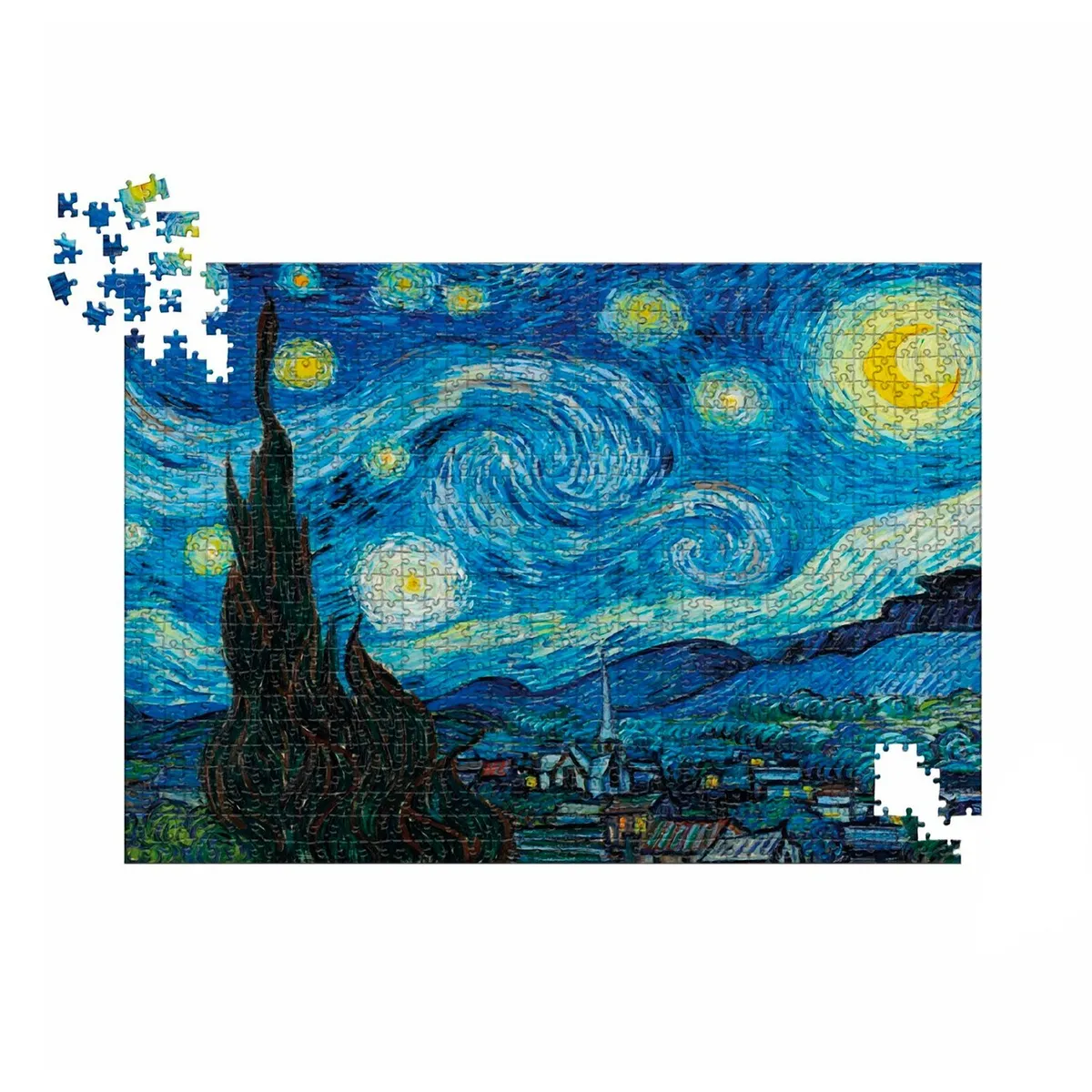 INGENIO - Rompecabezas 1000 Piezas La Noche Estrellada Vincent Van Gogh