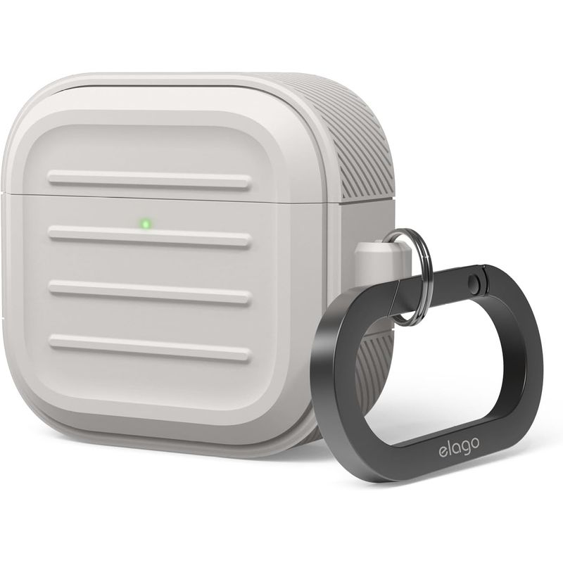 ELAGO - ELAGO Estuche Compatible Airpods 4 Armor Con Arnés Stone