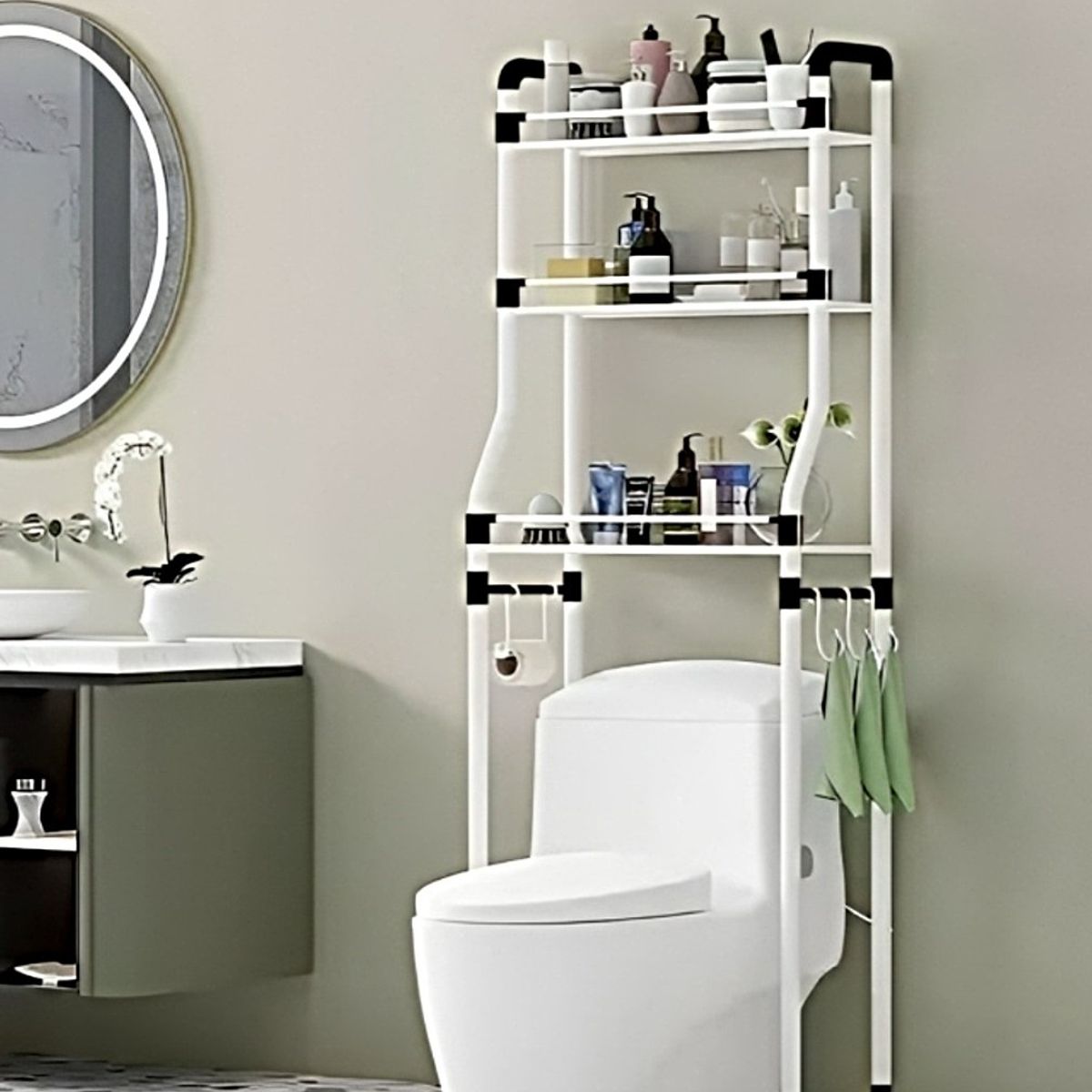 GENERICO - Organizador De Baño Estantería Mueble Ahorrador De Espacio