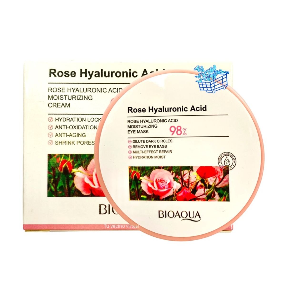 BIOAQUA - Parches Ojos Colageno Rosas Bioaqua
