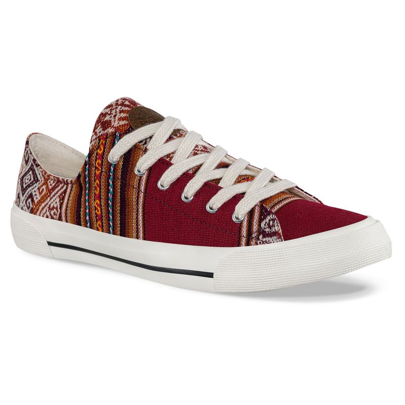 CROYDON - Tenis Casuales Inkaico Bajo 2 Rojo Hombre y Mujer Croydon