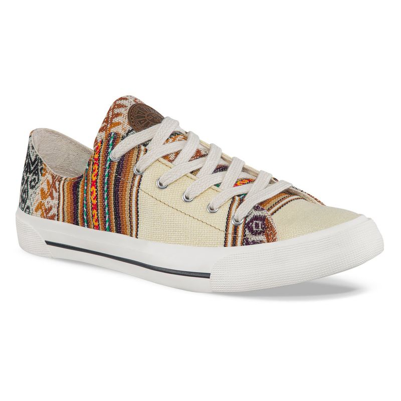 CROYDON - Tenis Casuales Inkaico Bajo 2 Beige Hombre y Mujer Croydon