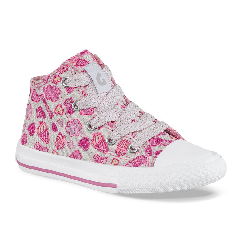 LOS GOMOSOS - Tenis Casuales Beebe Alto Fucsia para Niña Los Gomosos