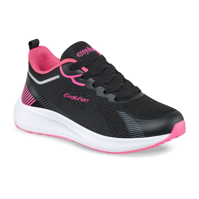 CROYDON - Tenis Running Tarol Negro para Niña Croydon