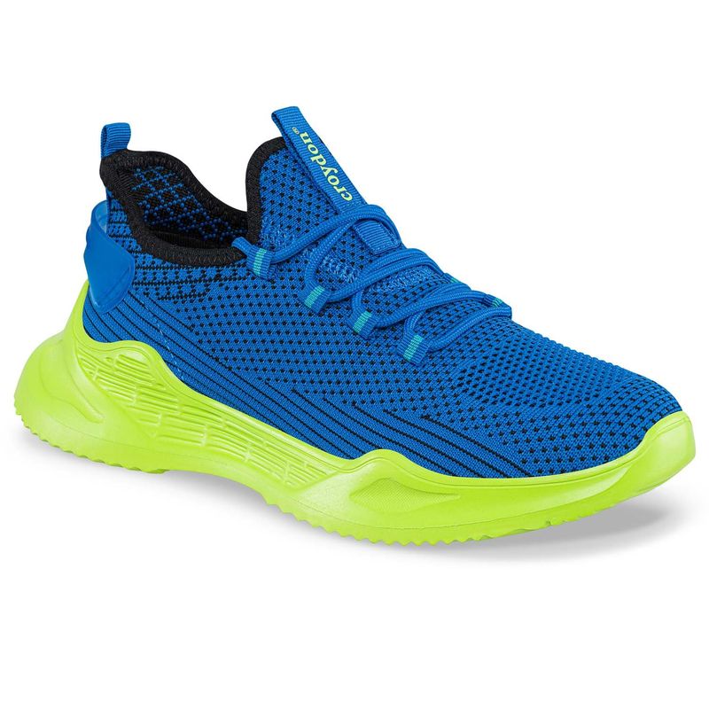 CROYDON - Tenis Running Wuwa Azul-Verde para Hombre Croydon
