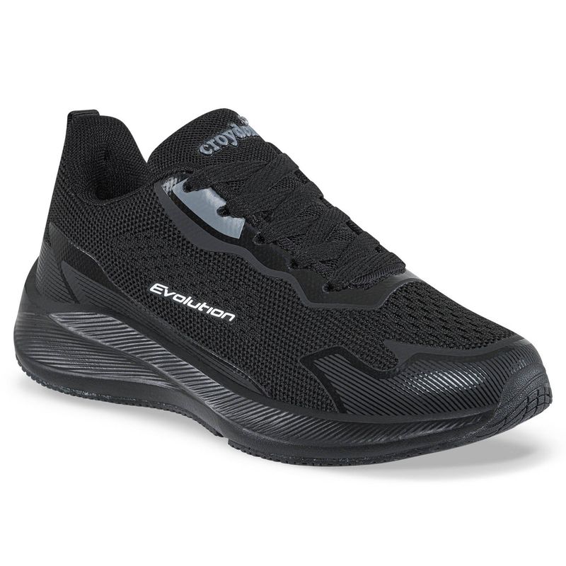 CROYDON - Tenis Running Plip Negro para Niño Croydon