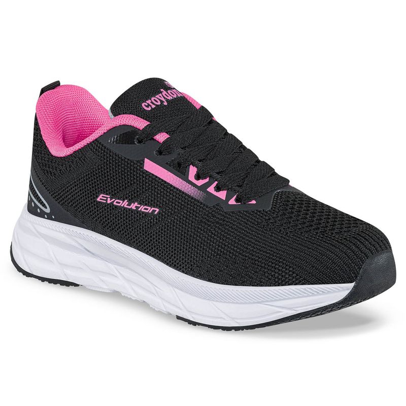 CROYDON - Tenis Running Rofer Negro para Niña Croydon