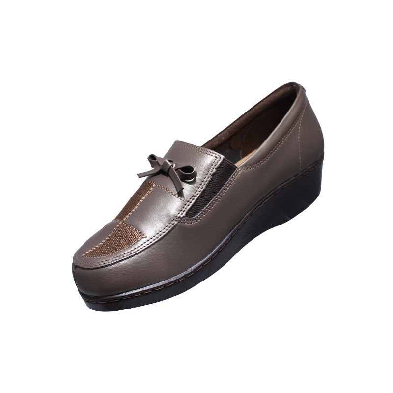 CALZADO ROMULO - Zapato mocasín romulo cuero tacón corrido