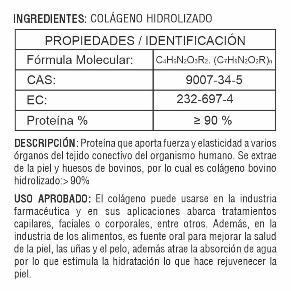 FORCE PERFORMANCE & HEALTH - Colágeno Hidrolizado Force Materia Pirma Puro 300 g