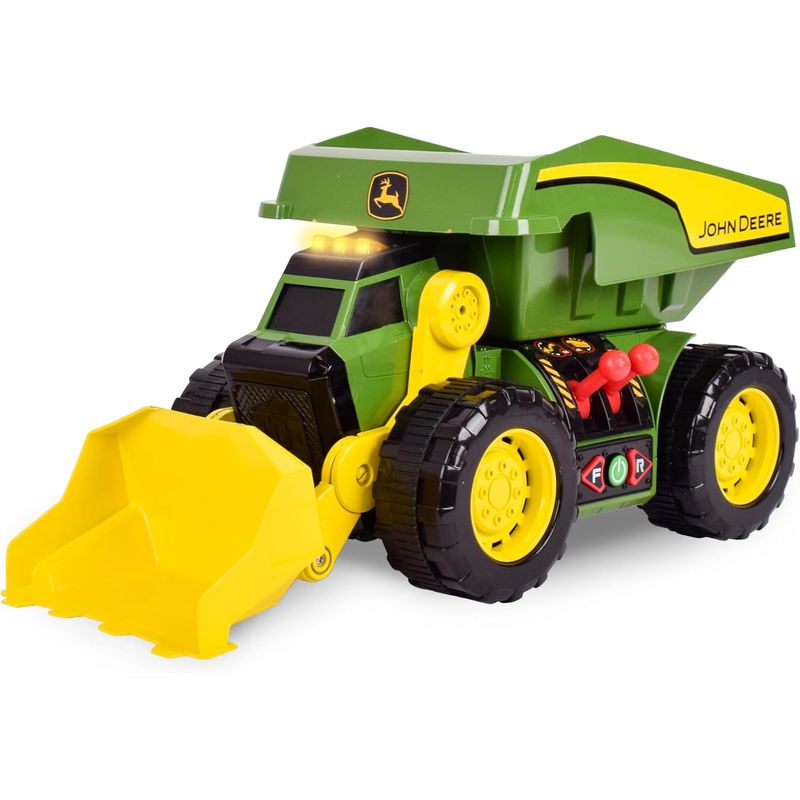 GENERICO - Camión Volqueta John Deere 18 2 En 1 Juguete
