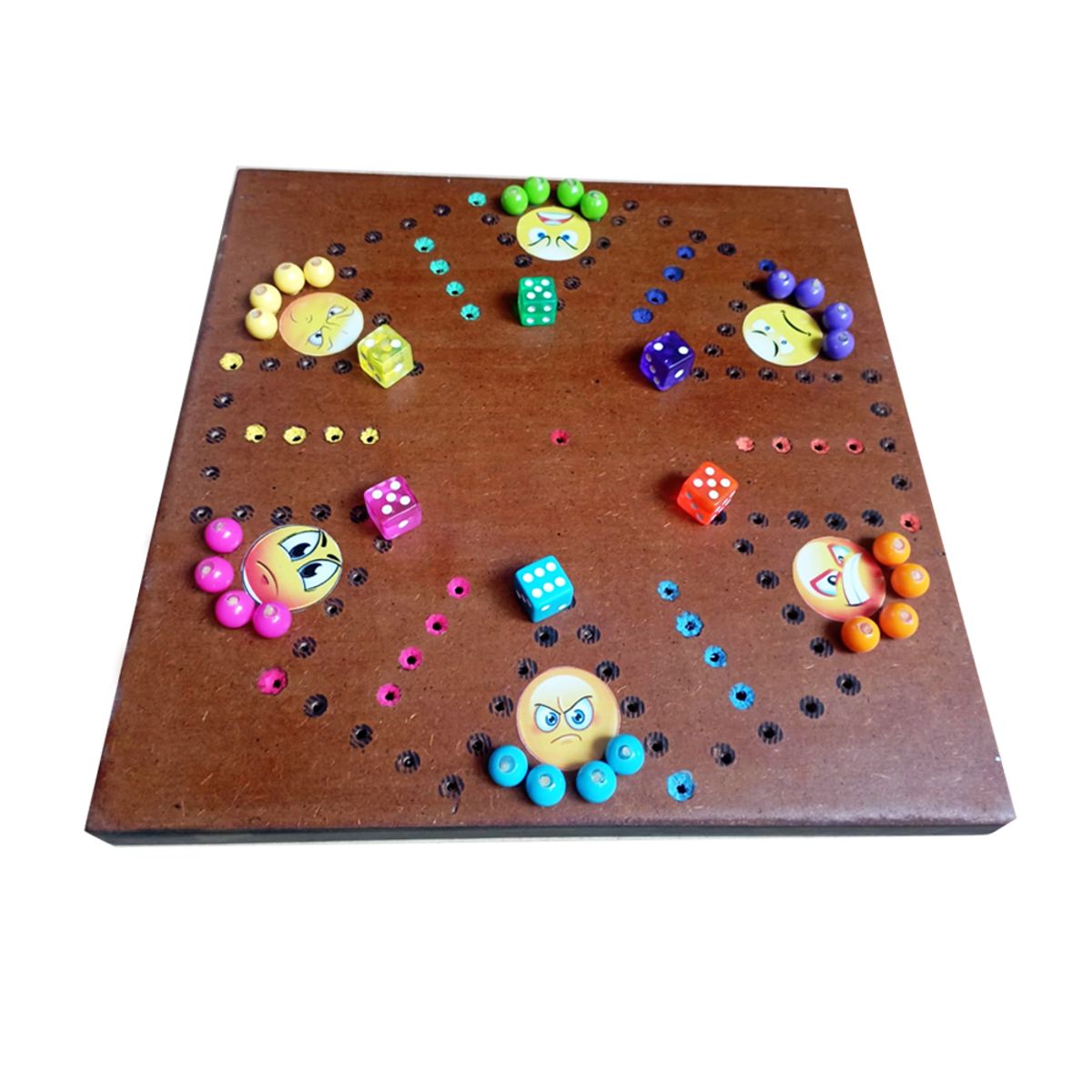 GENERICO - Juego de Mesa  NO TE ENOJES Para 6 Jugadores