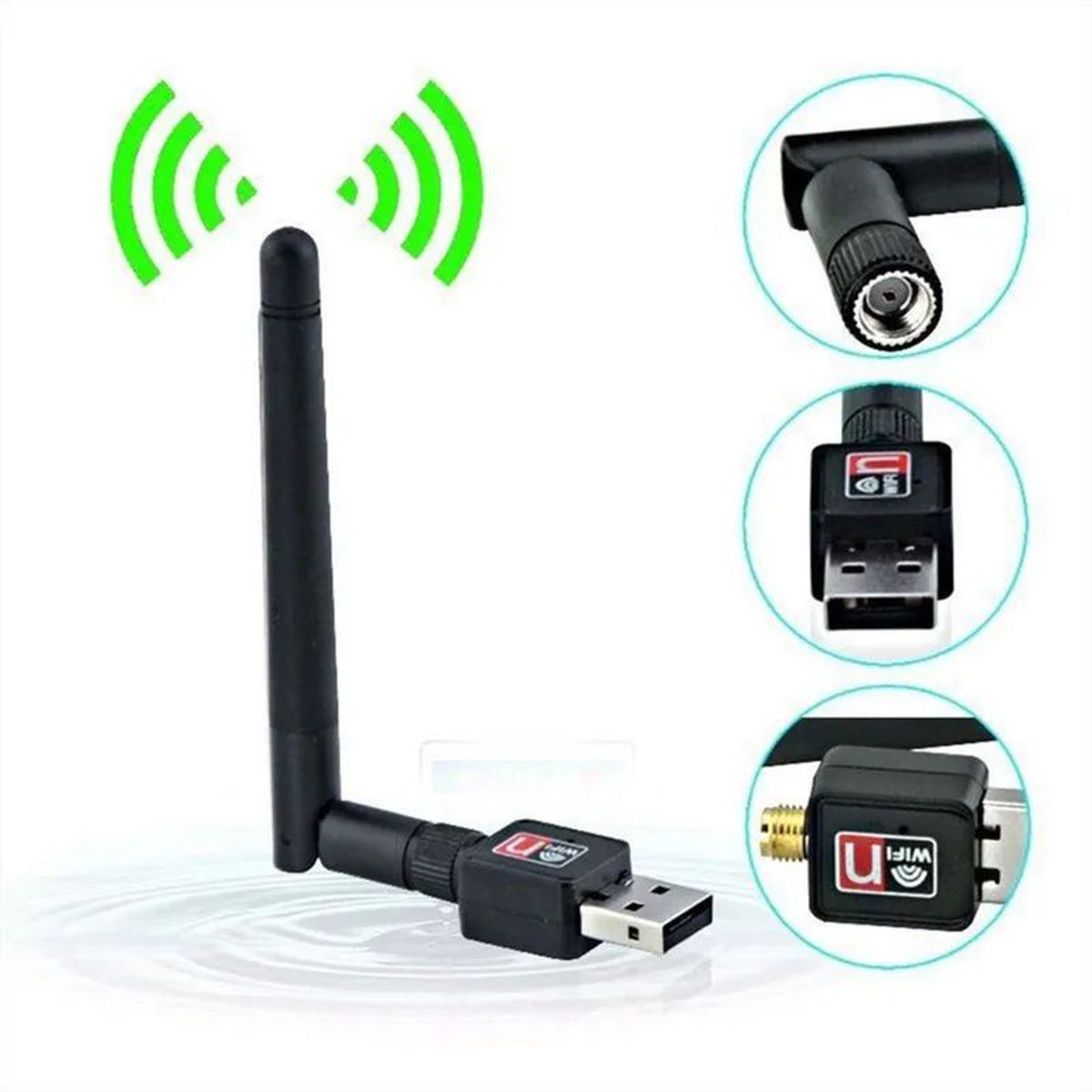 GENERICO - antena wifi adaptador receptor wifi