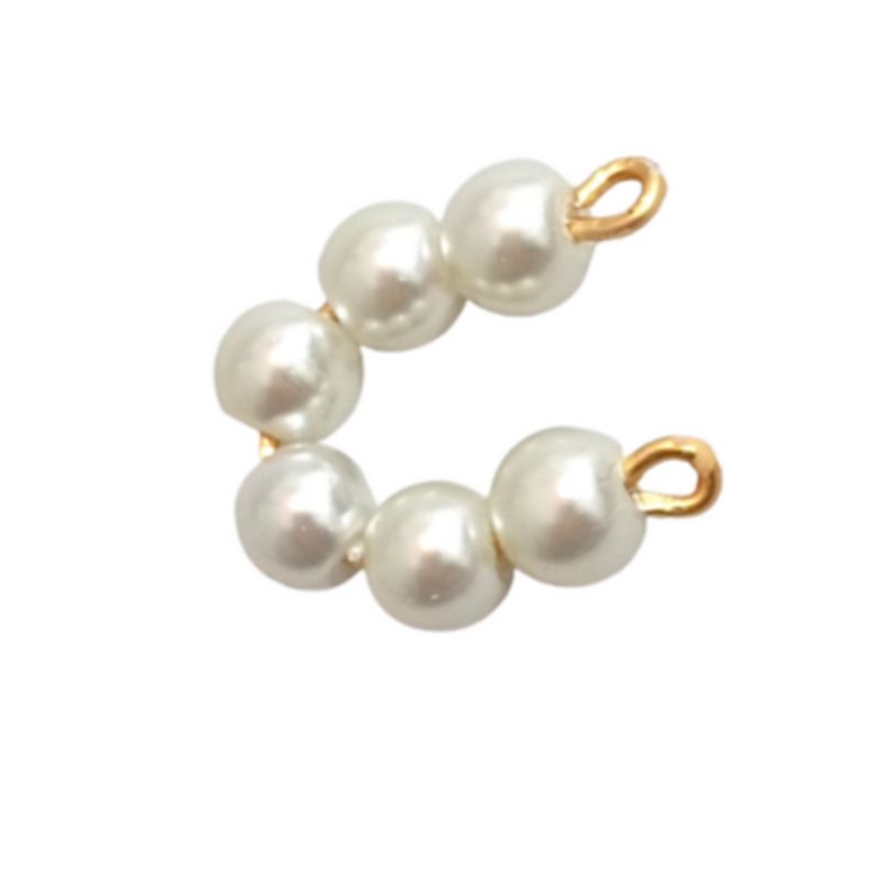 BY CAMI - Earcuff Perlas en Perlas Naturales y Baño de Oro  PerladoDorado  By Cami®