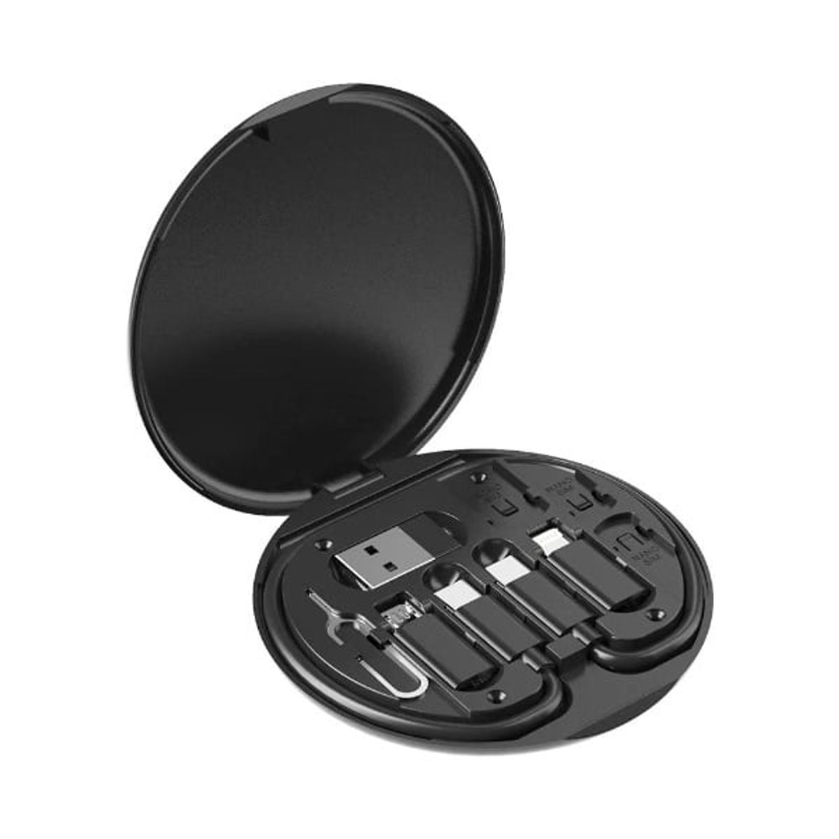 GENERICO - Caja De Cables 9 En 1 Adaptador Usb Caja De Almacenamiento