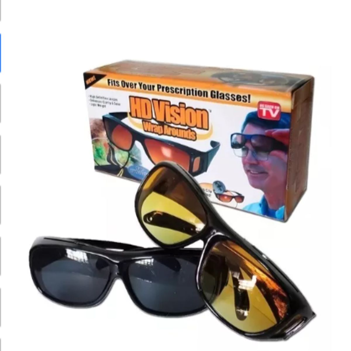 GENERICO - Gafas Hd Visión Polarizadas 2x1 Dia Y Noche Para Conducir Uv