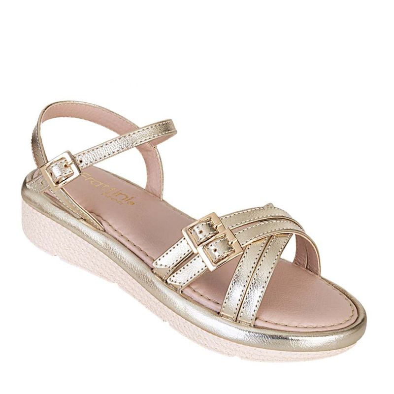 FRATTINI - Sandalia de Niña marca FRATTINI en Color DORADO  / SAND.TOKA