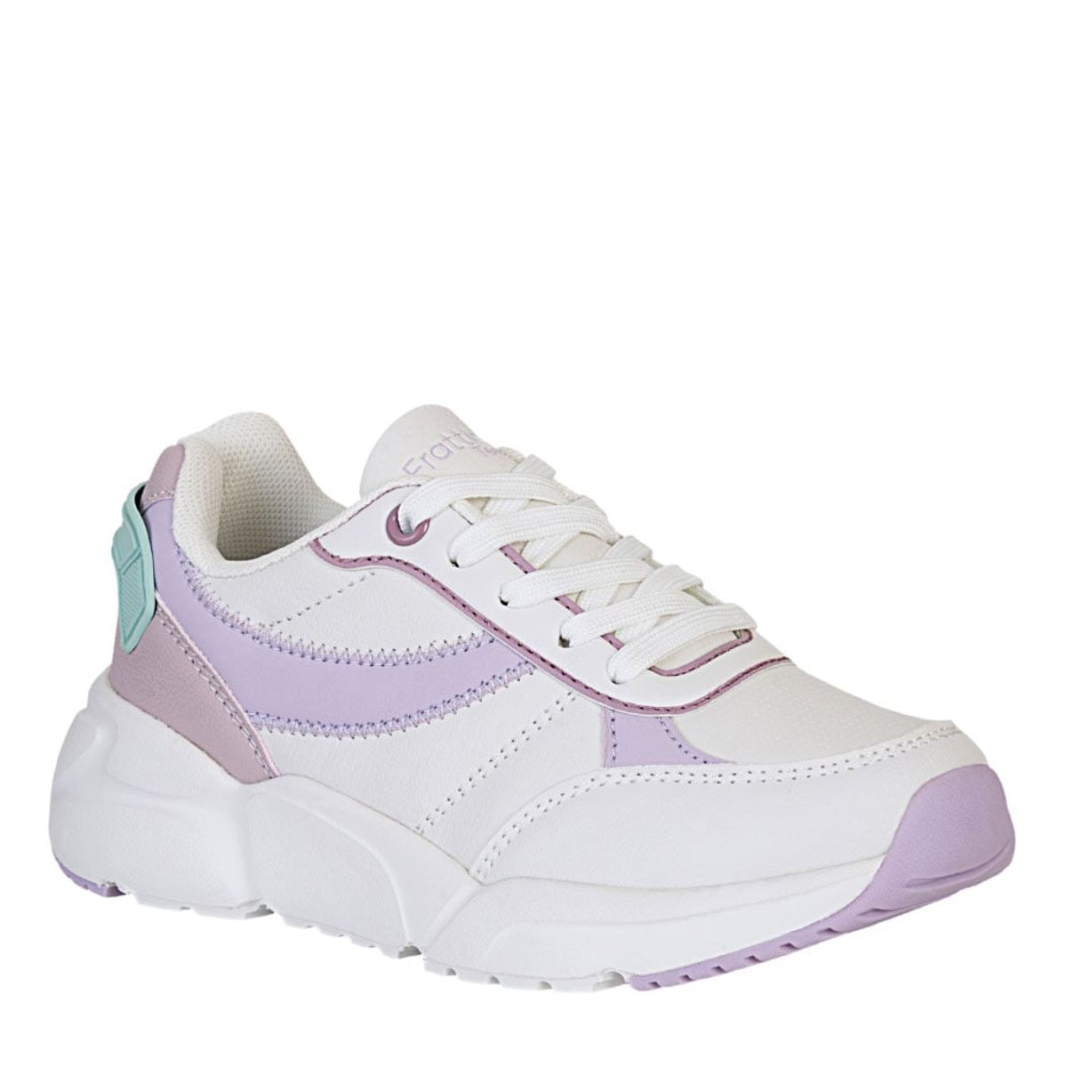 FRATTINI - Tenis de Niña marca FRATTINI en Color BLANCO LILA  / TENIS FUZ 60-24-2