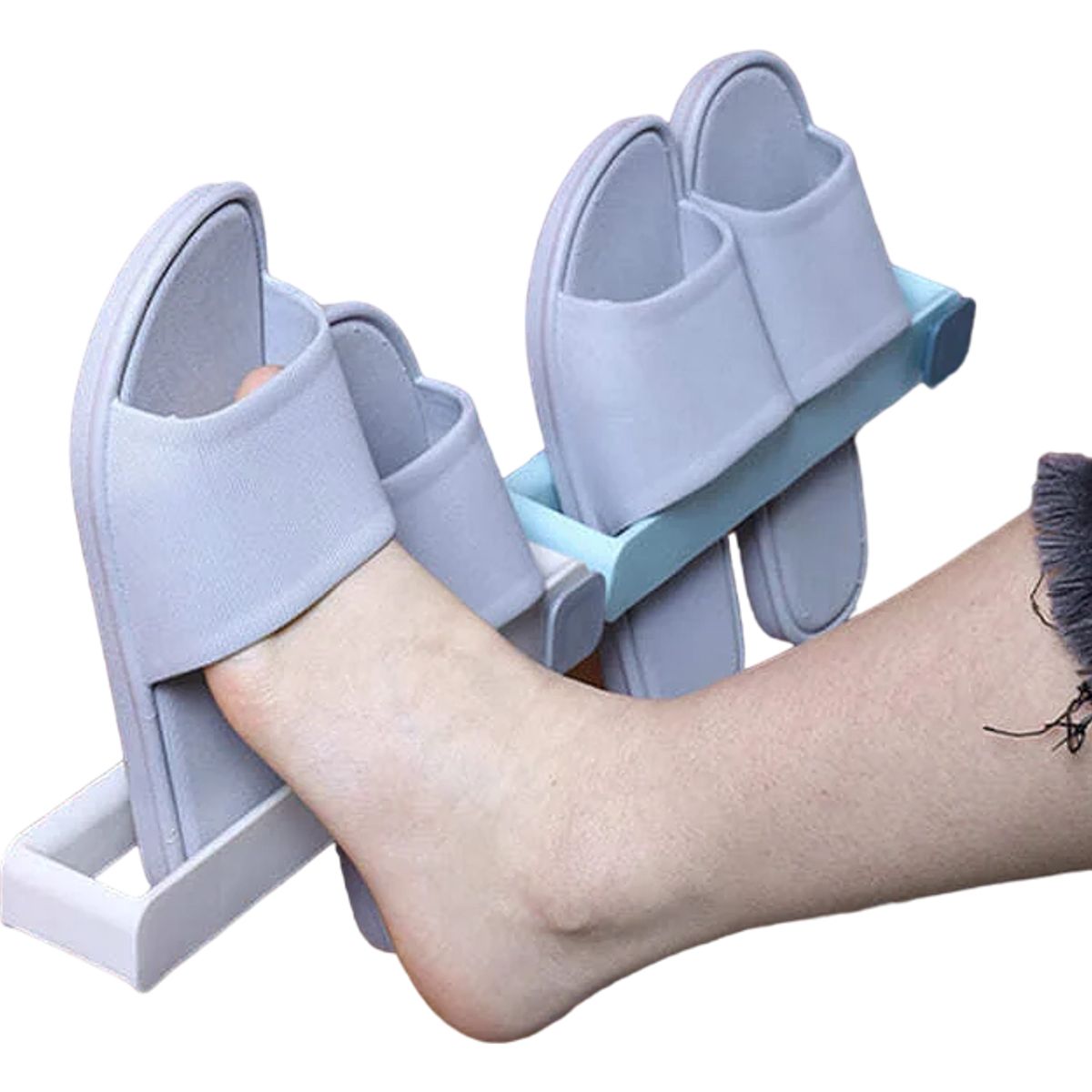 GENERICO - Organizador Chanclas Zapatero Adhesivo Pared Puerta Entrada