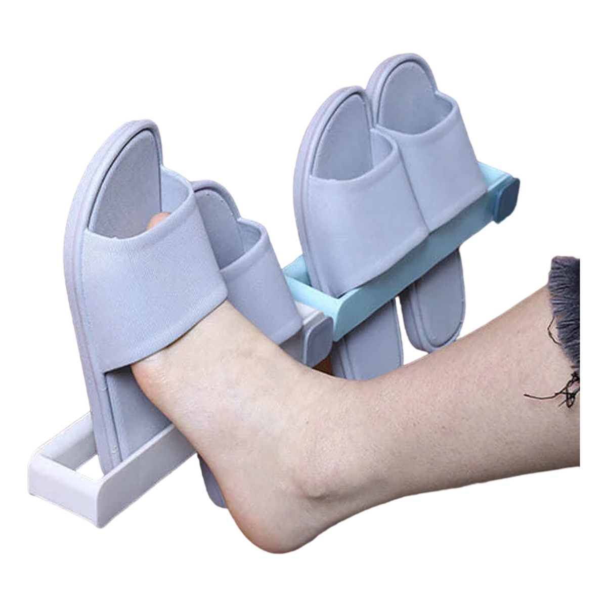 GENERICO - Organizador Chanclas Zapatero Adhesivo Pared Puerta Entrada