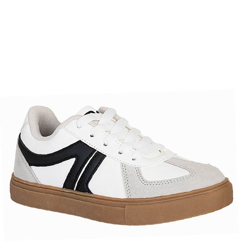 24 WALKS - Tenis de Niño marca 24 WALKS en Color BLANCO   TENIS FUZ SAMBA  30-24