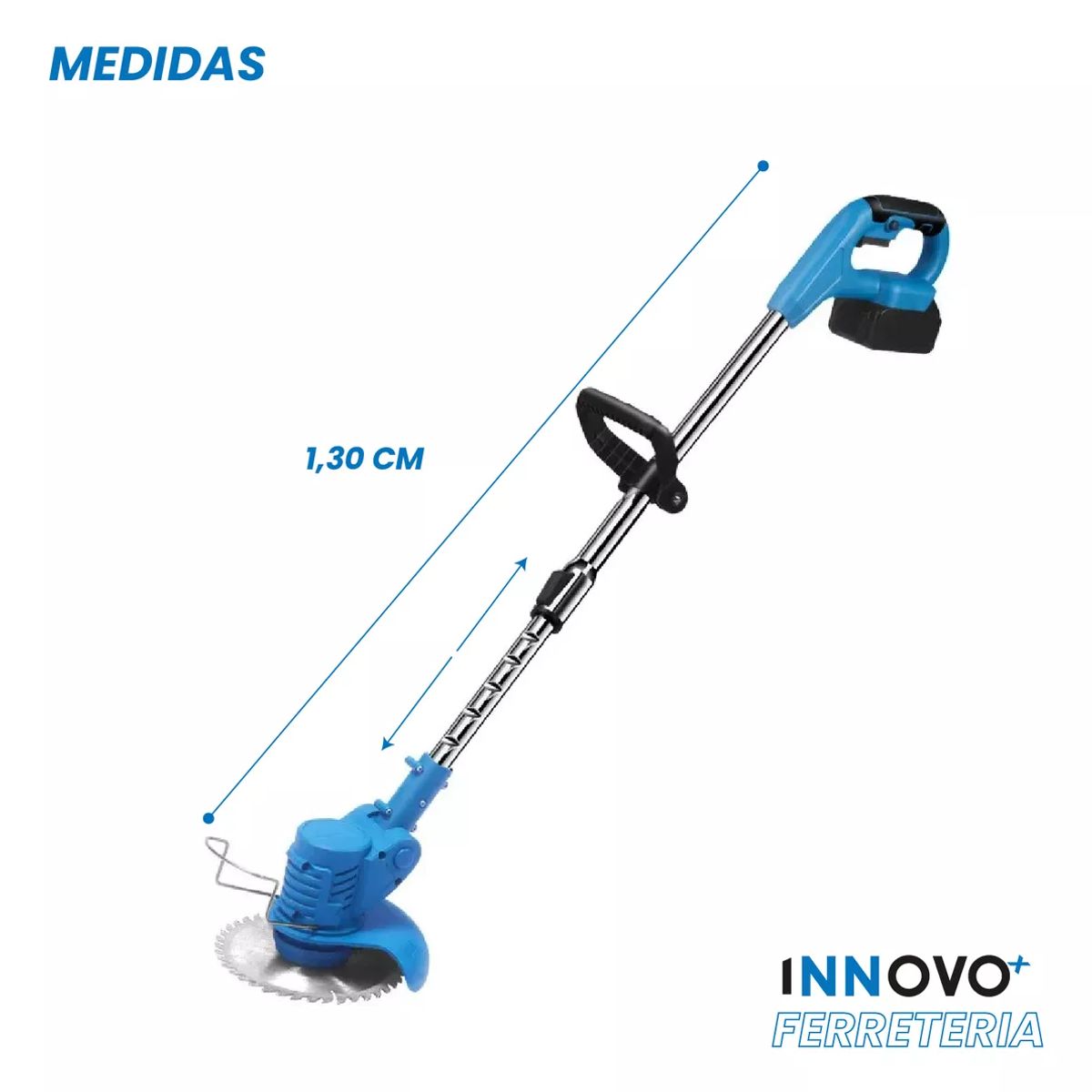 GENERICO - Guadaña O Cortadora De Césped Inalámbrica 2 Baterias