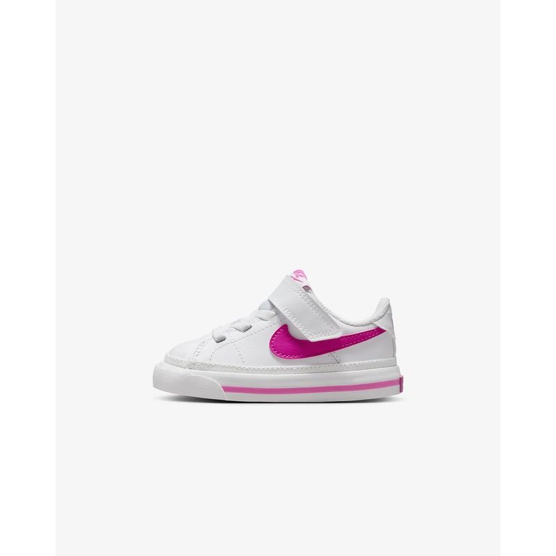 NIKE - TENIS NIKE BEBE COURT LEGACY BTV BLANCO FUCSIA DA5382-124
