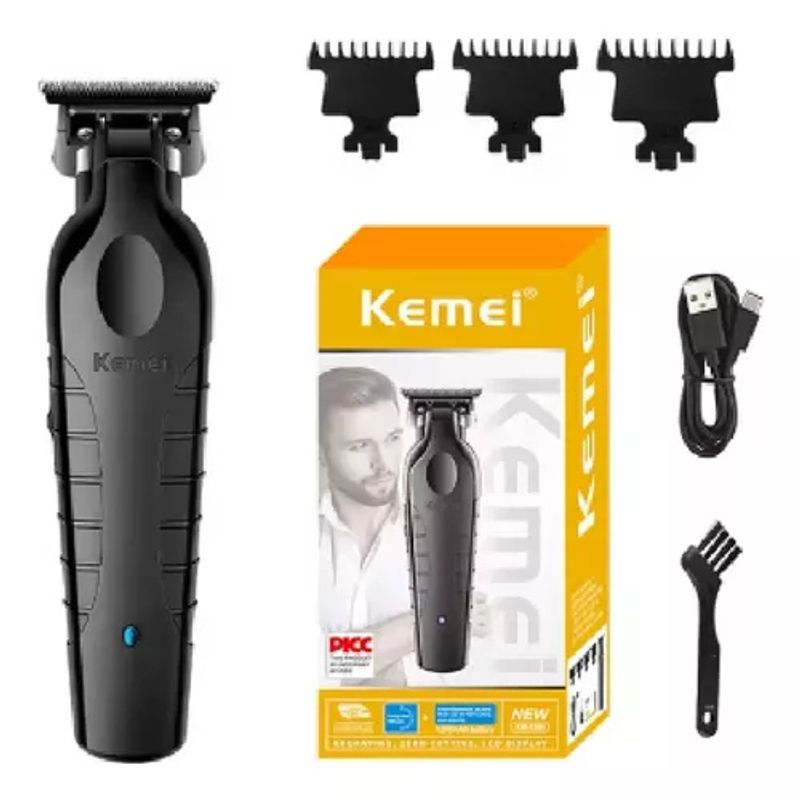 KEMEI - Maquina de peluquear cortadora de pelo trimmer kemei 2299 patillera