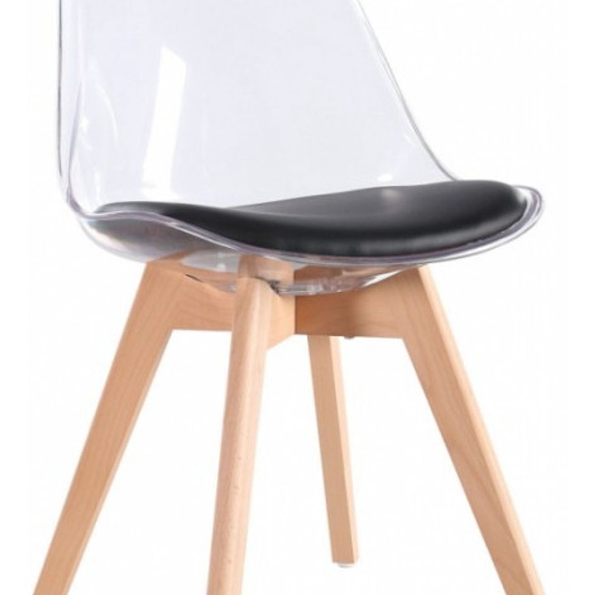 MOBLIHOUSE - Set X8 Sillas Moblihouse Eames Transparente Extra Firme